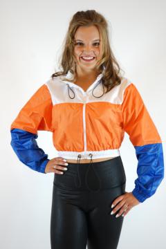 Sportief jasje Oranje/Wit/Blauw